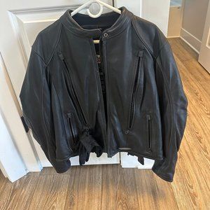 Harley Davidson FXRG Women's XL Triple Vent System Waterproof Leather Jacket